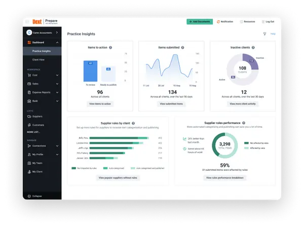 dext dashboard